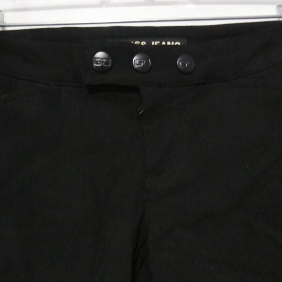 GUESS JEANS - Stretch | size 27 | Classic Black Straight-Cut Pants | NWOT - Picture 4 of 16